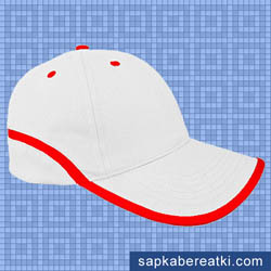 SB-502 Şapka / Beyaz-Kırmızı