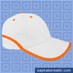 SB-501 Şapka / Beyaz-Turuncu